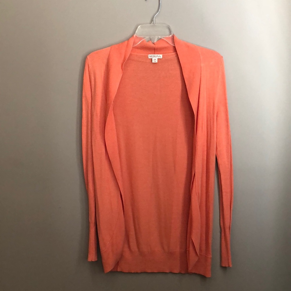 Orange women’s cardigan